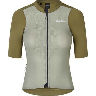 GripGrab PACR kortærmet cykeltrøje letvægt Olive Green dame GripGrab PACR kortærmet cykeltrøje letvægt Olive Green dame