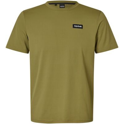 GripGrab EXPLR Technical T-shirt Olive Green herre GripGrab EXPLR Technical T-shirt Olive Green herre