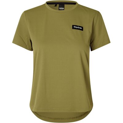 GripGrab EXPLR Technical T-shirt Olive Green dame GripGrab EXPLR Technical T-shirt Olive Green dame
