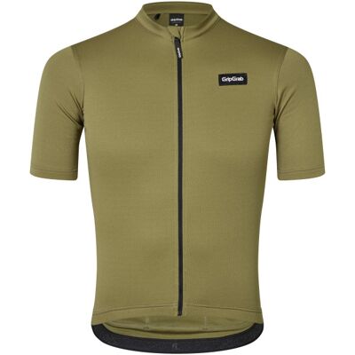 GripGrab EXPLR Merinotech kortærmet cykeltrøje Olive Green herre GripGrab EXPLR Merinotech kortærmet cykeltrøje Olive Green herre