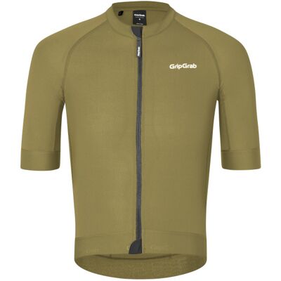 GripGrab PACR kortærmet cykeltrøje Olive Green herre GripGrab PACR kortærmet cykeltrøje Olive Green herre