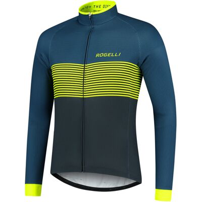 Rogelli Boost vinterjakke Windtex - blå flour herre Rogelli Boost vinterjakke Windtex - blå flour herre