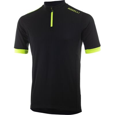 Rogelli Perugia 2.0 Cykeltrøje - Sort/Gul Rogelli Perugia 2.0 Cykeltrøje - Sort/Gul
