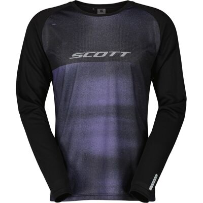 Scott Trail Tuned langærmet cykeltrøje swish purple/black herre Scott Trail Tuned langærmet cykeltrøje swish purple/black herre