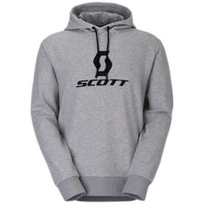 Scott Icon LS hoodie grå herre Scott Icon LS hoodie grå herre