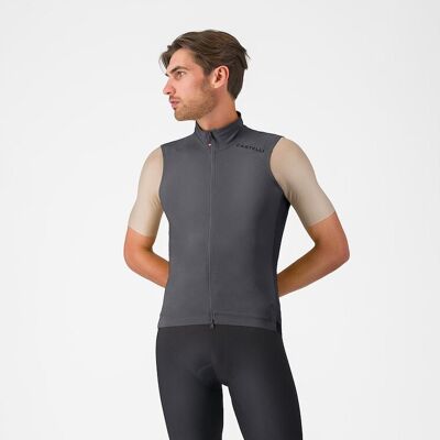 Castelli Espresso 2 cykelvest smoky gray herre Castelli Espresso 2 cykelvest smoky gray herre