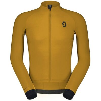 Scott RC Pro Warm LS cykeltrøje Bread Brown herre Scott RC Pro Warm LS cykeltrøje Bread Brown herre