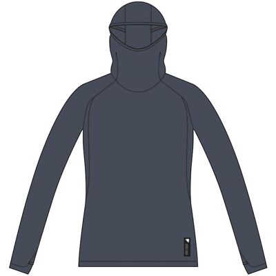 Endura Alltrack Roam Scuba hoodie carbon grey dame Endura Alltrack Roam Scuba hoodie carbon grey dame
