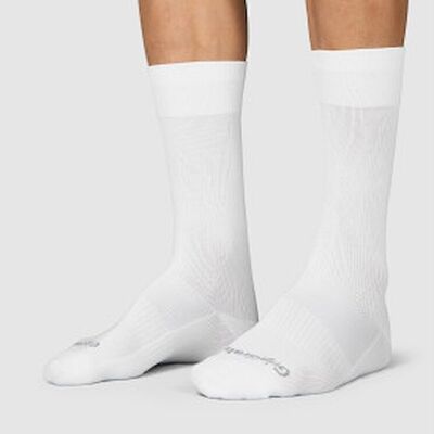 GripGrab EXPLR high cut socks cykelstrømper hvid GripGrab EXPLR high cut socks cykelstrømper hvid