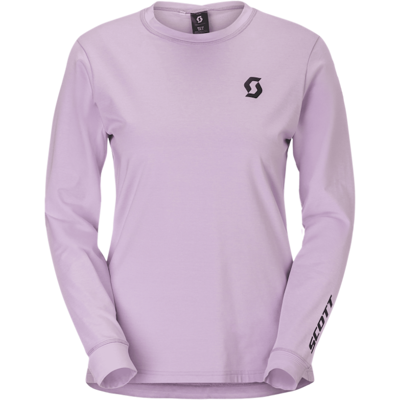 Scott Vertic Pro Mid LS Tee lilla dame Scott Vertic Pro Mid LS Tee lilla dame