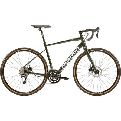 Nishiki All Road gravelcykel Tiagra 20 gear skivebremser grøn Nishiki All Road gravelcykel Tiagra 20 gear skivebremser grøn