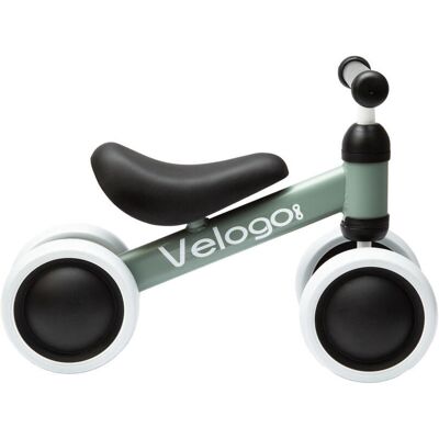 Velogo Løbecykel fra 1 år 4 hjul Mint grøn Velogo Løbecykel fra 1 år 4 hjul Mint grøn