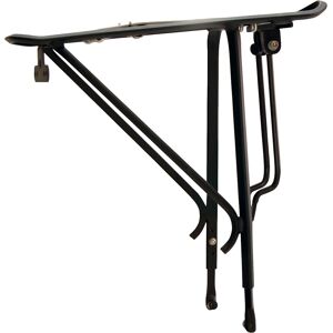 Avenue bagagebærer med klap 28-29" blank sort Avenue bagagebærer med klap 28-29" blank sort