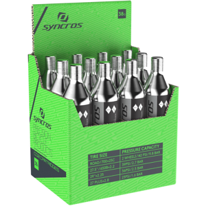Syncros Co2-patroner 38 gram, Pakke med 12 stk Syncros Co2-patroner 38 gram, Pakke med 12 stk