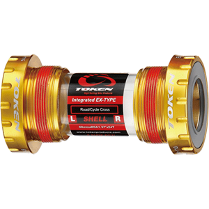 Token Prime TK878 Guld Krankboks Tiramic lejer til Shimano Hollowtech II Token Prime TK878 Guld Krankboks Tiramic lejer til Shimano Hollowtech II