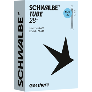 Schwalbe slange 700 x 23-30c 60mm SCV Clik ventil SCV15 Schwalbe slange 700 x 23-30c 60mm SCV Clik ventil SCV15