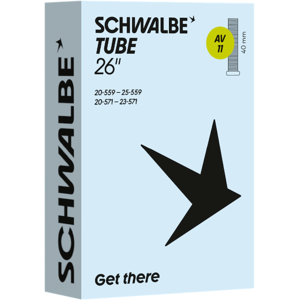 Schwalbe slange 26"x0,80-1,00 (20/25-559/571) 40mm Autoventil Schwalbe slange 26"x0,80-1,00 (20/25-559/571) 40mm Autoventil