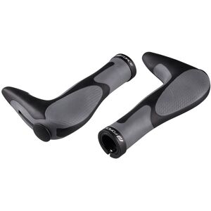 FORCE håndtag MTB med integreret bar ends 113 mm sort-grå FORCE håndtag MTB med integreret bar ends 113 mm sort-grå