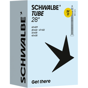 Schwalbe slange 700c/28"x1,10-1,90 (28/47-622/635) 80mm racerventil Schwalbe slange 700c/28"x1,10-1,90 (28/47-622/635) 80mm racerventil