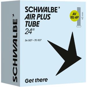 Schwalbe Air Plus slange 24"x 2,10-2,80 (54/70-507) 40mm autoventil Schwalbe Air Plus slange 24"x 2,10-2,80 (54/70-507) 40mm autoventil