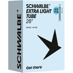 Schwalbe Extra Light slange 700c/28"x1,10-1,80 (28/44-622) 50mm SCV Clik ventil Schwalbe Extra Light slange 700c/28"x1,10-1,80 (28/44-622) 50mm SCV Clik ventil