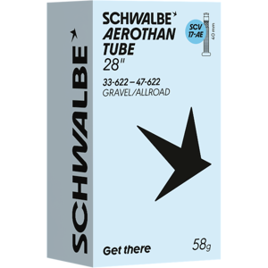 Schwalbe Aerothan slange 28" (33/47-622) med SCV Clik ventil 40mm Schwalbe Aerothan slange 28" (33/47-622) med SCV Clik ventil 40mm
