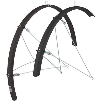 Force Aluflex Vei 28 Svart - Bike Mudguards Force Aluflex Vei 28 Svart - Bike Mudguards