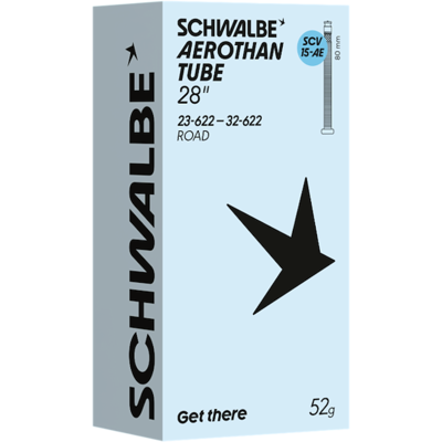 Schwalbe Aerothan slange 28" (23/32-622/630) med SCV Clik ventil 80mm Schwalbe Aerothan slange 28" (23/32-622/630) med SCV Clik ventil 80mm