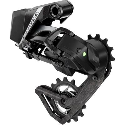 SRAM Force AXS E1 12-speed bagskifter unicorn black/laser foil SRAM Force AXS E1 12-speed bagskifter unicorn black/laser foil