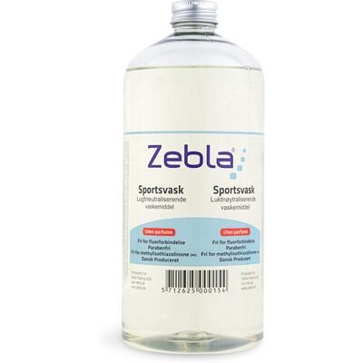 Zebla sportsvask 1000 ml Uden Parfume Zebla sportsvask 1000 ml Uden Parfume