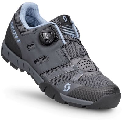 Scott Sport Crus-r Boa MTB Cykelsko Til Kvinder Dark Grey/Light Blue Scott Sport Crus-r Boa MTB Cykelsko Til Kvinder Dark Grey/Light Blue