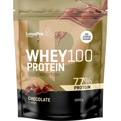 LinusPro Whey100 chokolade 1000g LinusPro Whey100 chokolade 1000g