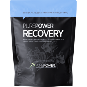 PurePower Recovery restitutionsdrik vanilje/blåbær 400 g PurePower Recovery restitutionsdrik vanilje/blåbær 400 g