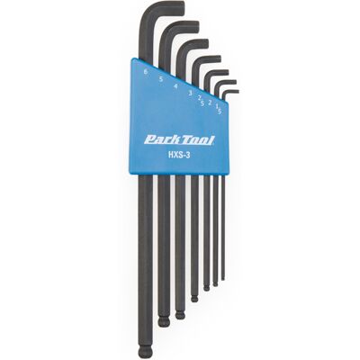 Park Tool HXS-3 unbrako sæt kort model 7 stk. 1,5mm til 6mm Park Tool HXS-3 unbrako sæt kort model 7 stk. 1,5mm til 6mm
