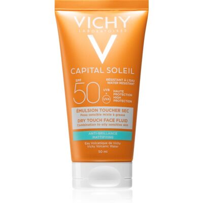Vichy - Capital Soleil SPF 50 Matifying Ansigtsfluid - Solcreme Vichy - Capital Soleil SPF 50 Matifying Ansigtsfluid - Solcreme