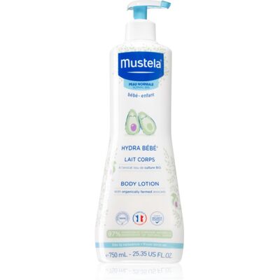 Mustela Bébé Hydra Bébé Fugtende bodylotion til babyhud 750 ml Mustela Bébé Hydra Bébé Fugtende bodylotion til babyhud 750 ml