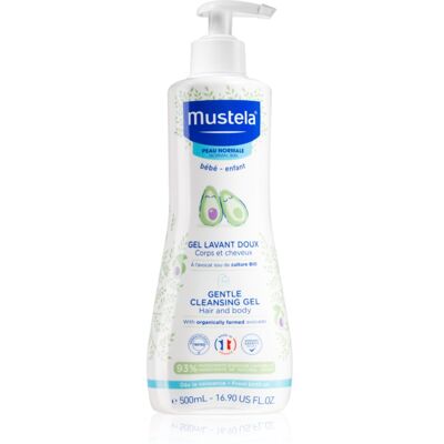 Mustela Bébé Bain Rensegel til hår og krop til børn 500 ml Mustela Bébé Bain Rensegel til hår og krop til børn 500 ml