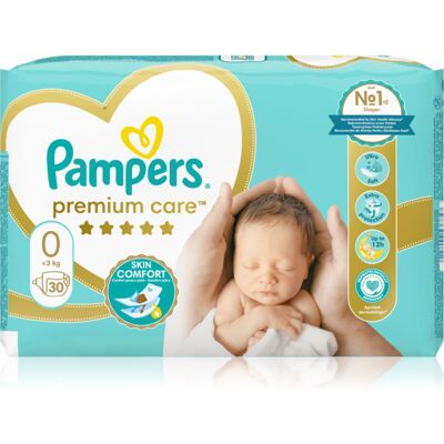 Pampers Premium Care Size 0 engangsbleer < 3kg 30 stk. Pampers Premium Care Size 0 engangsbleer < 3kg 30 stk.