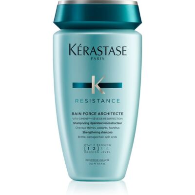 Kérastase Résistance Bain Force Architecte Styrkende shampoo til svagt og let skadet hår 250 ml Kérastase Résistance Bain Force Architecte Styrkende shampoo til svagt og let skadet hår 250 ml
