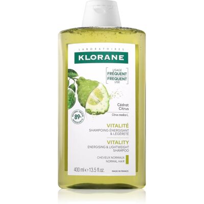 Klorane Cédrat Rensende shampoo Fra normal til fedtet hår 400 ml Klorane Cédrat Rensende shampoo Fra normal til fedtet hår 400 ml