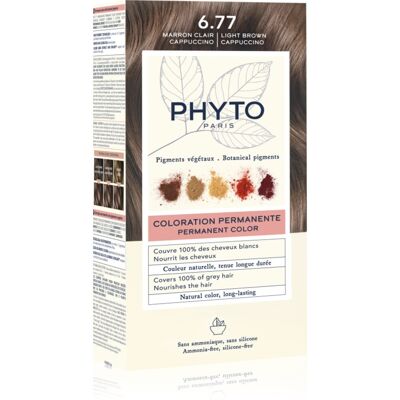 Phyto Color Hårfarve Ammoniakfri Skygge 6.77 Light Brown Capuccino 1 stk. Phyto Color Hårfarve Ammoniakfri Skygge 6.77 Light Brown Capuccino 1 stk.