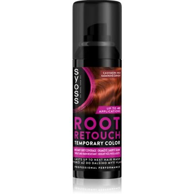 Syoss Root Retoucher Touch-up hårfarve til rødder på spray Skygge Cashmere Red 120 ml Syoss Root Retoucher Touch-up hårfarve til rødder på spray Skygge Cashmere Red 120 ml