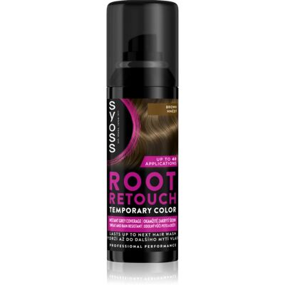Syoss Root Retoucher Touch-up hårfarve til rødder på spray Skygge Brown 120 ml Syoss Root Retoucher Touch-up hårfarve til rødder på spray Skygge Brown 120 ml