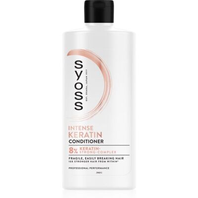 Syoss Intense Keratin Hårbalsam Til skørt og stresset hår 440 ml Syoss Intense Keratin Hårbalsam Til skørt og stresset hår 440 ml