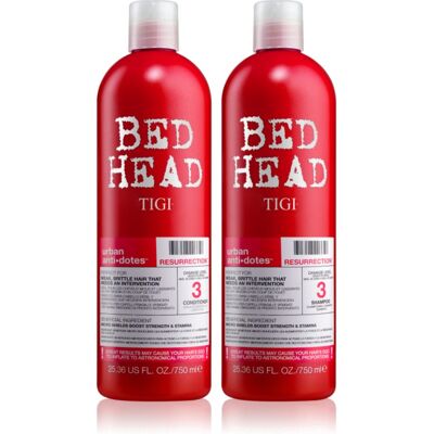 TIGI Bed Head Urban Antidotes Resurrection Økonomipakke Til tyndt, stresset hår til kvinder TIGI Bed Head Urban Antidotes Resurrection Økonomipakke Til tyndt, stresset hår til kvinder