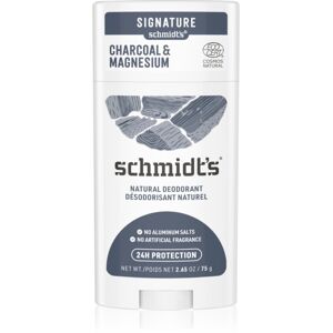 Schmidt's Deodorantstift med kul og magnesium 24 timer 75 g Schmidt's Deodorantstift med kul og magnesium 24 timer 75 g