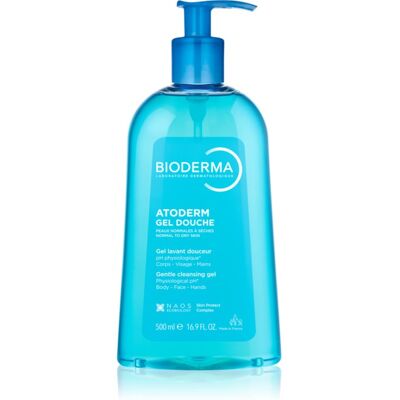Bioderma Atoderm Gel Silkeagtig brusegel Til tør og sensitiv hud 500 ml Bioderma Atoderm Gel Silkeagtig brusegel Til tør og sensitiv hud 500 ml