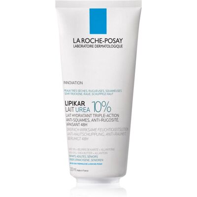 La Roche-Posay Lipikar Lait Urea 10% Beroligende kropsmælk Til meget tør hud 200 ml La Roche-Posay Lipikar Lait Urea 10% Beroligende kropsmælk Til meget tør hud 200 ml