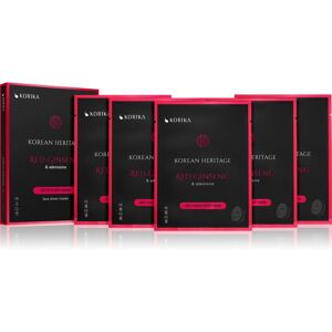 KORIKA Rødt Ginseng & Adenosin Anti-Aging Face Mask - Sæt med 5 masker KORIKA Rødt Ginseng & Adenosin Anti-Aging Face Mask - Sæt med 5 masker