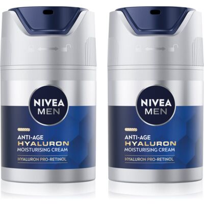 Nivea Men Hyaluron Pro-Retinol Ansigtscreme - 2x50ml Sæt Nivea Men Hyaluron Pro-Retinol Ansigtscreme - 2x50ml Sæt